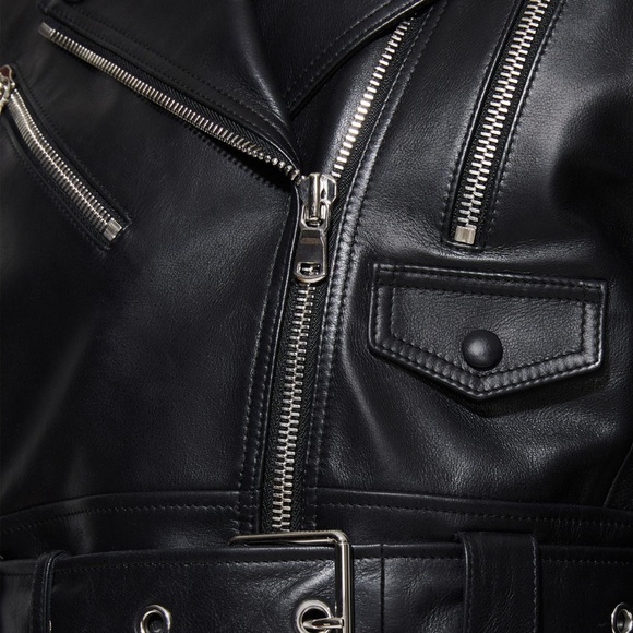 Proenza Schouler Leather Moto Biker Jacket - Picture 4 of 13